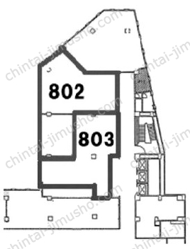 新橋駅前ビル1号館／THE POINT 新橋の間取図