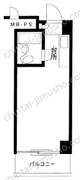 中銀日本橋マンシオンの間取図