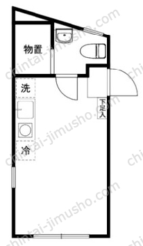 CAMELLIA東長崎1階の間取図