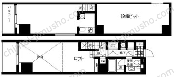 VORT東新宿の間取図
