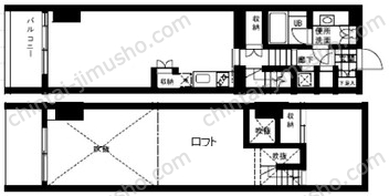 VORT東新宿の間取図