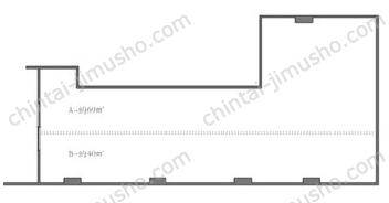 五光ビル1Fの間取図