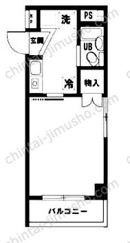 リファインドMⅡ2階の間取図