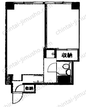 西大久保イレブン1階の間取図