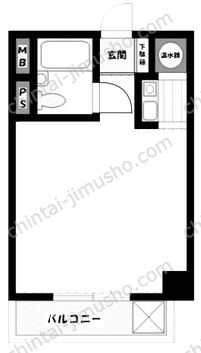 シャンボール互恵ビル／シャンボール川崎砂子の間取図