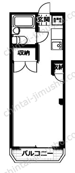 スターハイツ1階の間取図