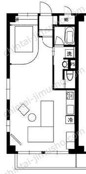 ヴェラハイツ恵比寿東10階の間取図