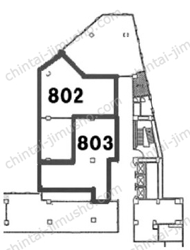新橋駅前ビル1号館／THE POINT 新橋の間取図