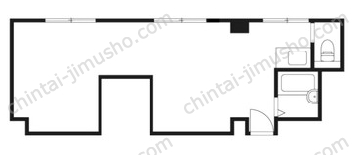 赤坂レジデンシャルホテル10階の間取図
