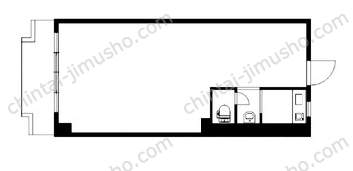 光雲閣ビル2階の間取図
