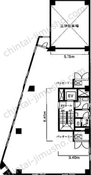 愛光舎ビル5階の間取図