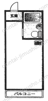 パーフェクトルーム2階の間取図