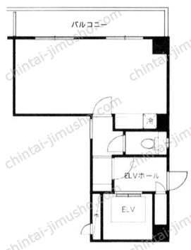 八木ビル5Fの間取図