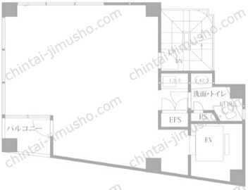 麹町K－118ビルの間取図