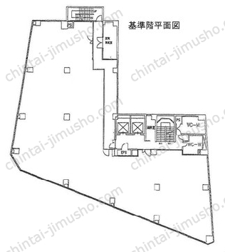 明治安田生命池袋ビル4階の間取図
