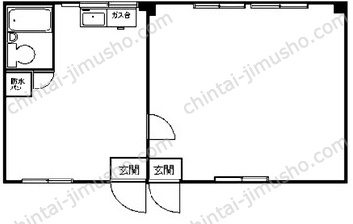 北林マンション2Fの間取図