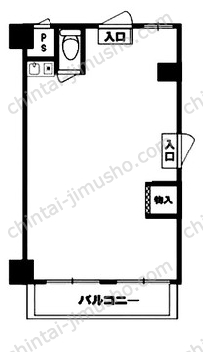 カレススタイル千鳥2階の間取図
