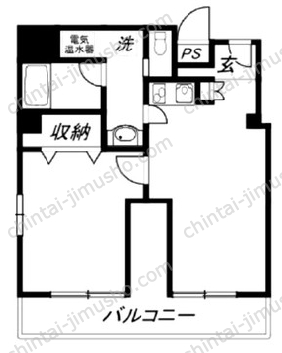 銀座アビタシオン10階の間取図