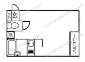THE VILLA OMOTESANDO3階の間取図