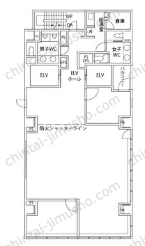 阪急阪神上野御徒町ビルの間取図