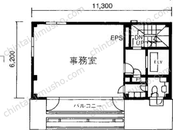 第2星野ビル4階の間取図