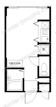 下北沢プレイス3階の間取図