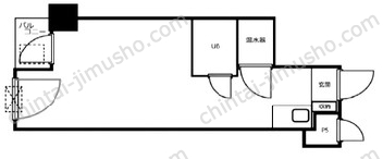 パレドール日本橋の間取図