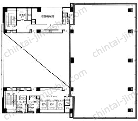 SOUTH PORT品川／サウスポート品川4階の間取図