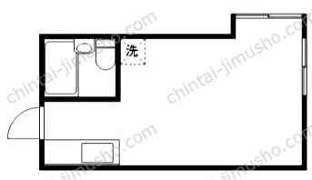 マンション岡の間取図