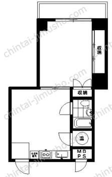 パレドール日本橋の間取図