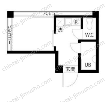 新宿タウンプラザ5階の間取図