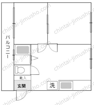 エビヤビルの間取図