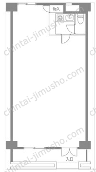 コスモ上尾1Fの間取図