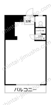 泰共フラットビルの間取図