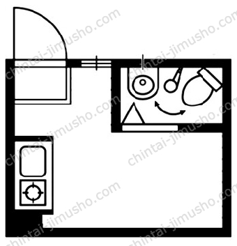 柳橋ビル4階の間取図