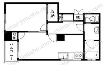 波田野ビルの間取図