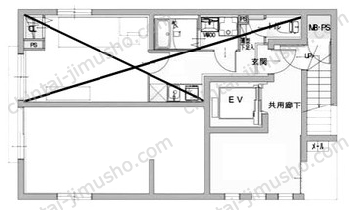 エグレットヒル1Fの間取図