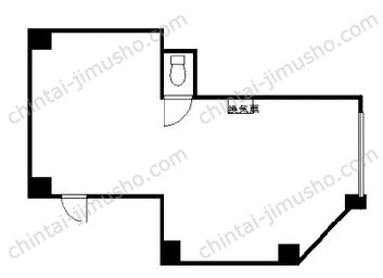 長谷川ビル1Fの間取図