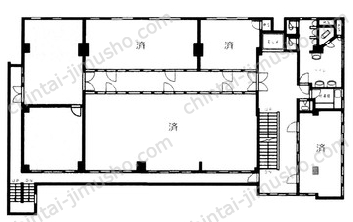 埼玉建設会館の間取図