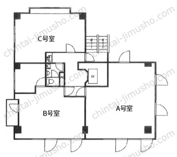 東京オートマック 長原ビルの間取図