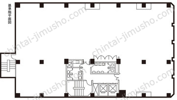 大船センタープレイス3階の間取図