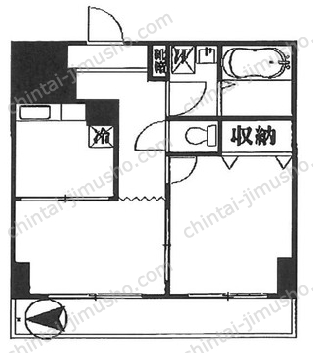 第二サンユービル4階の間取図
