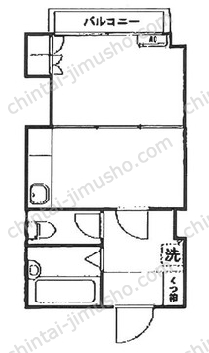 第二サンユービル4階の間取図