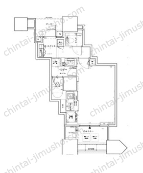 ドゥ・トゥール EAST／DEUX TOURSの間取図