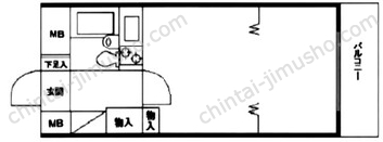 白金アネックスの間取図