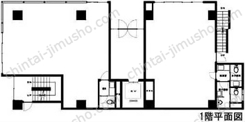 BRICK GATE茅場町1Fの間取図