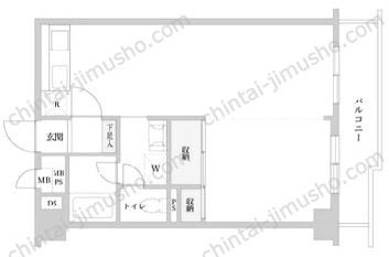 飯田橋ハイタウンの間取図