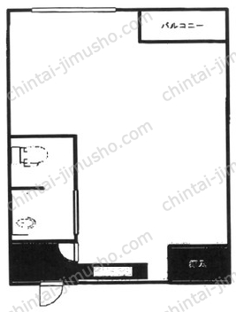 鯉江ビル8階の間取図