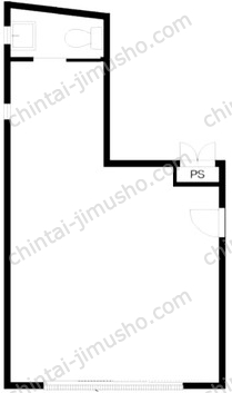 リヒャルト市谷薬王寺1階の間取図
