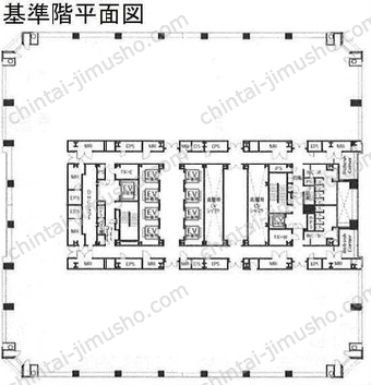 晴海アイランドトリトンスクエアオフィスタワーZの間取図